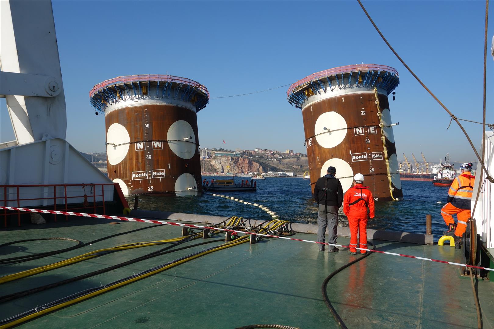 Positioning cassion 12deg Roll